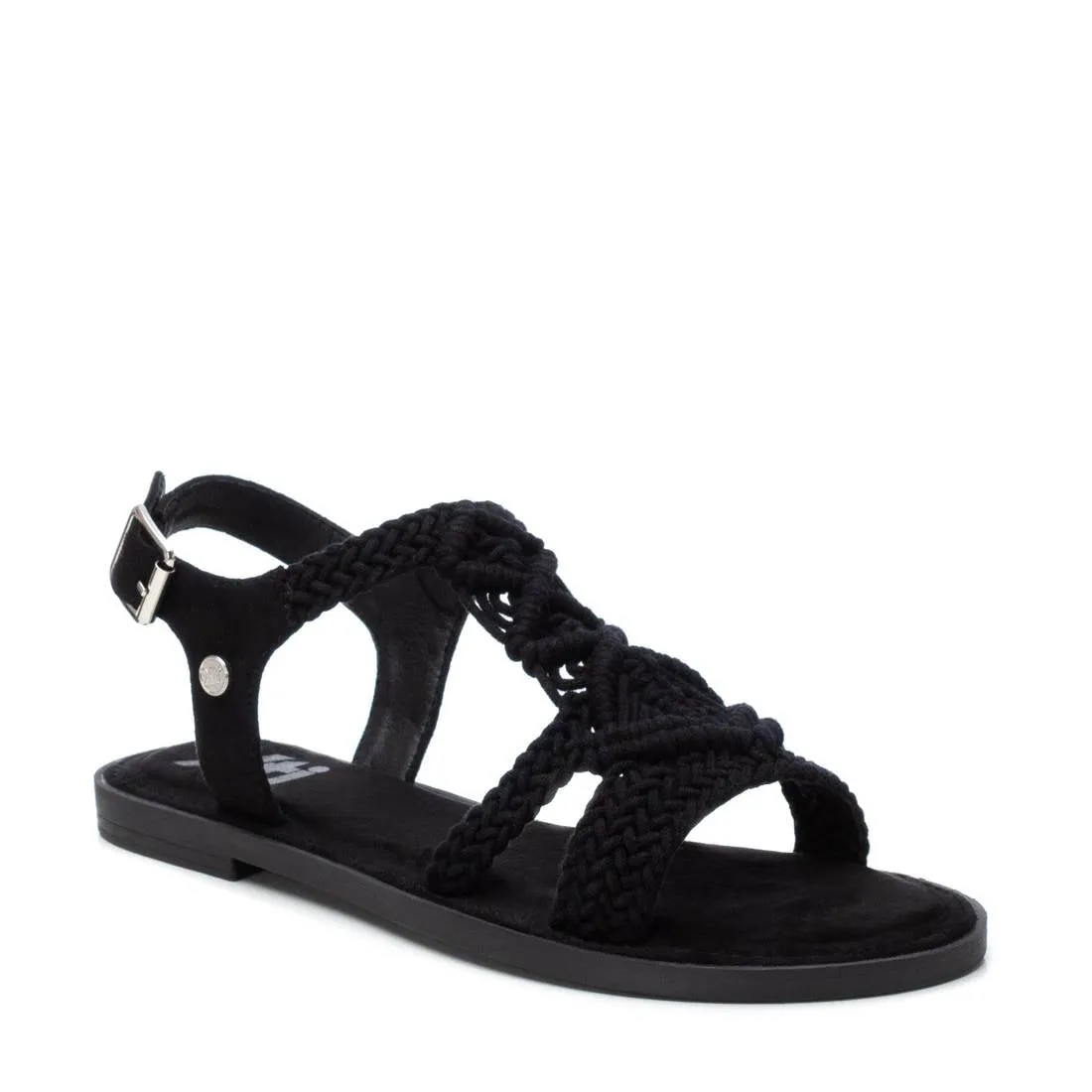 Women's Braided Strap Flat Sandals By XTI