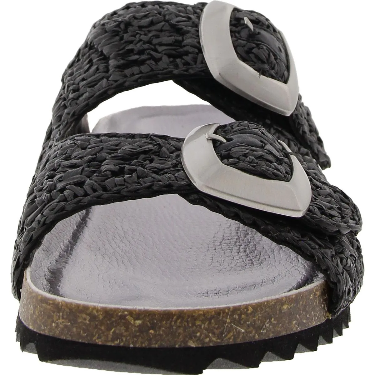 Womens Buckle Woven Sport Sandals