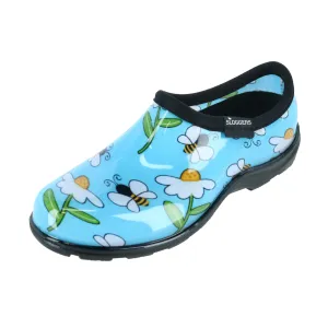 Women's Bumble Bee and Flower Print Rain and Garden Shoes