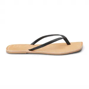 Women's Bungalow Sandal In Black Lizard