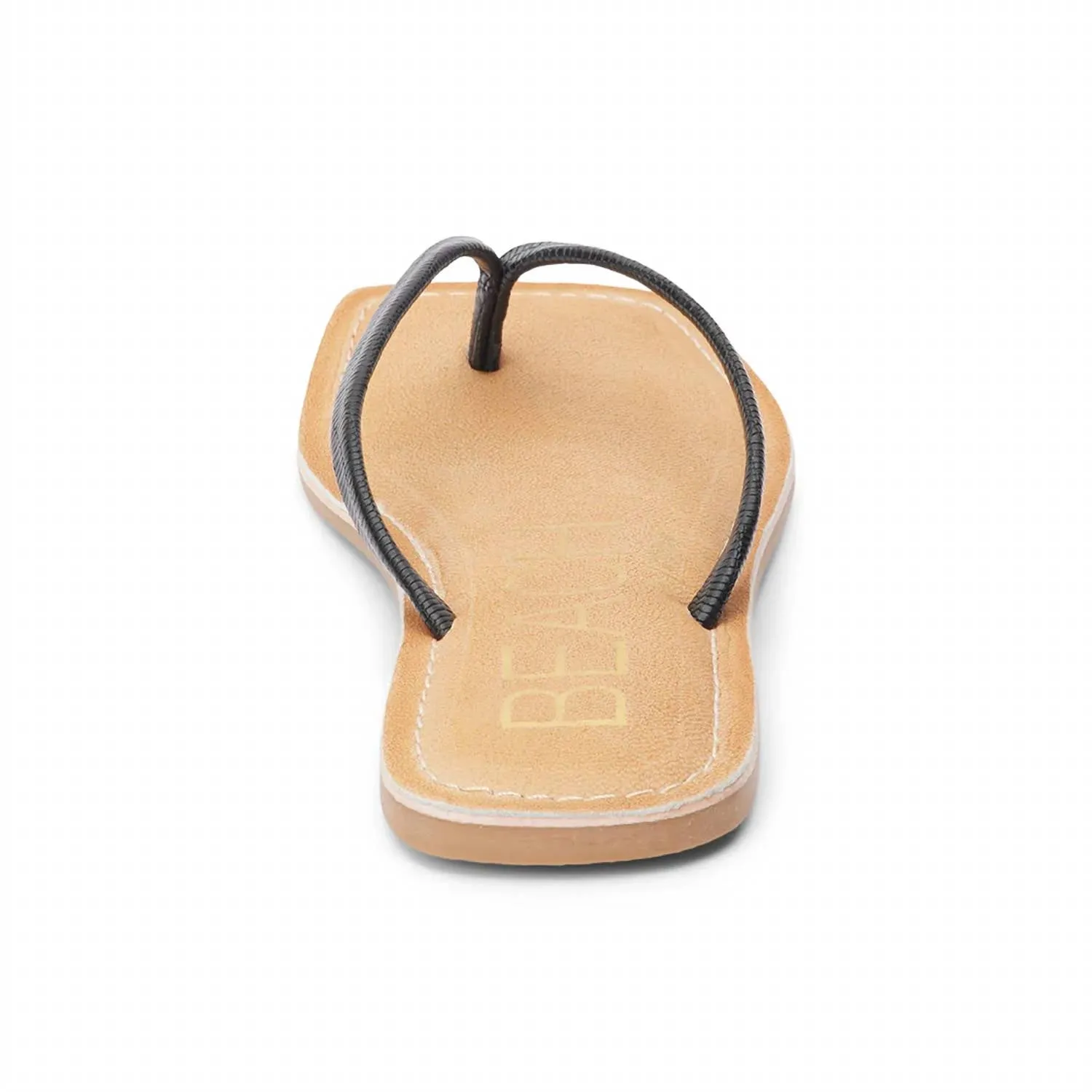Women's Bungalow Sandal In Black Lizard