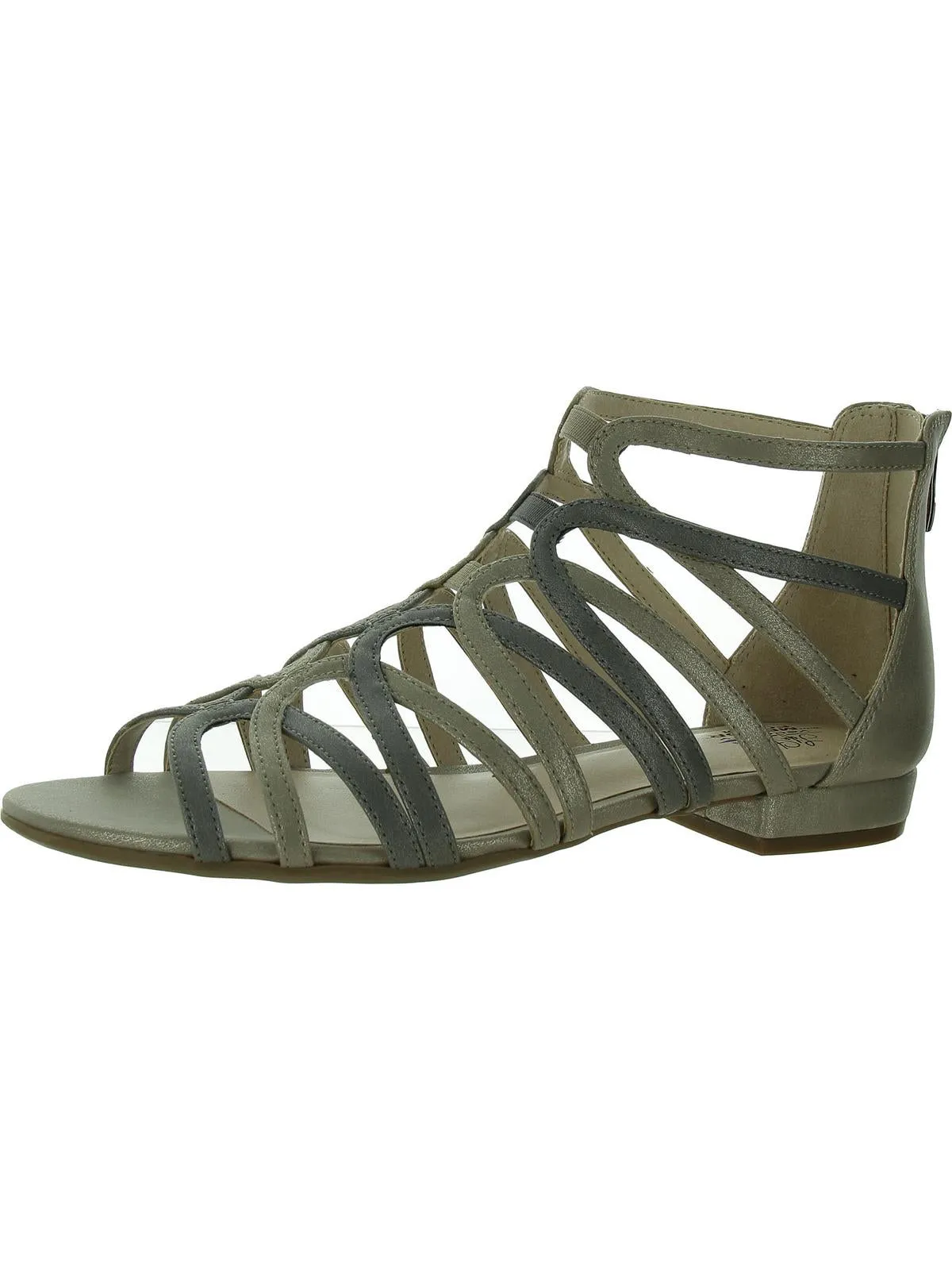 Womens Canvas Strappy Gladiator Sandals