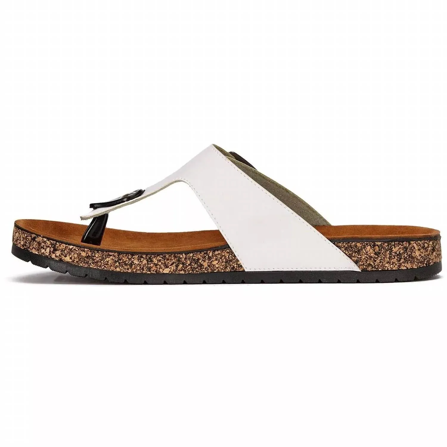 Women's Casual Flip Flops With Comfort Insole In White