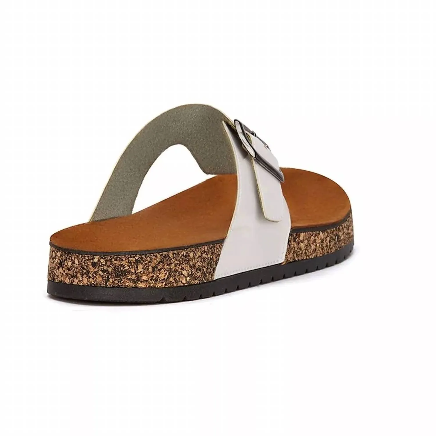 Women's Casual Flip Flops With Comfort Insole In White