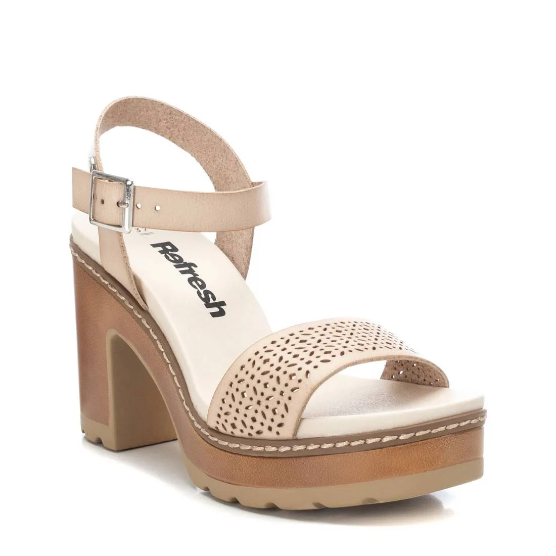 Women's Casual Heeled Platform Sandals By XTI