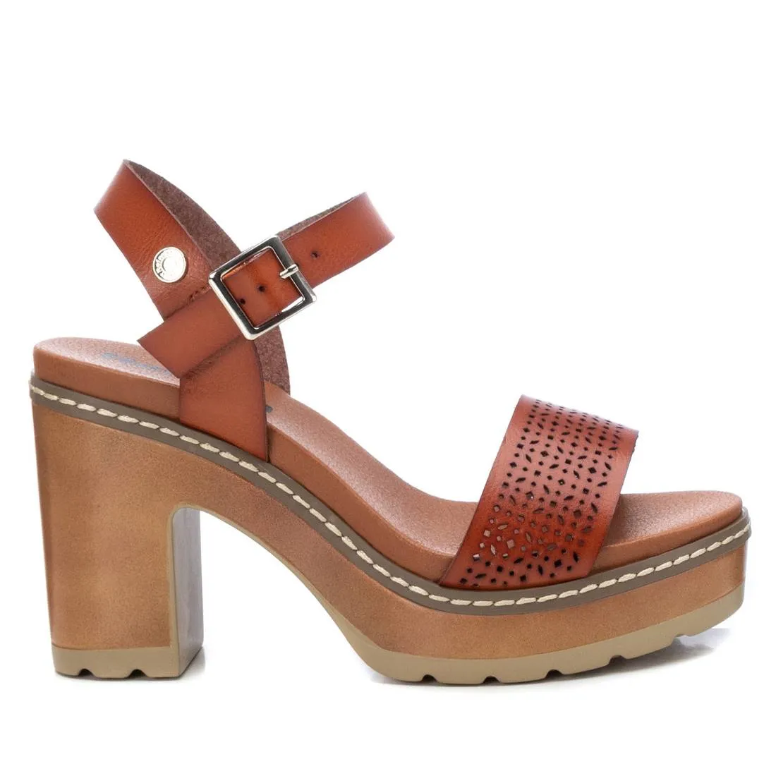 Women's Casual Heeled Platform Sandals By XTI