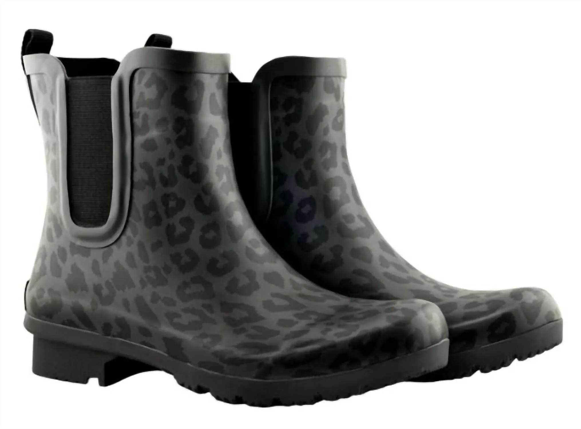 Women's Chelsea Rain Boots In Leopard