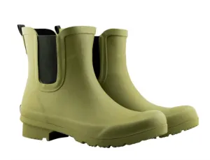 Women's Chelsea Rain Boots In Olive