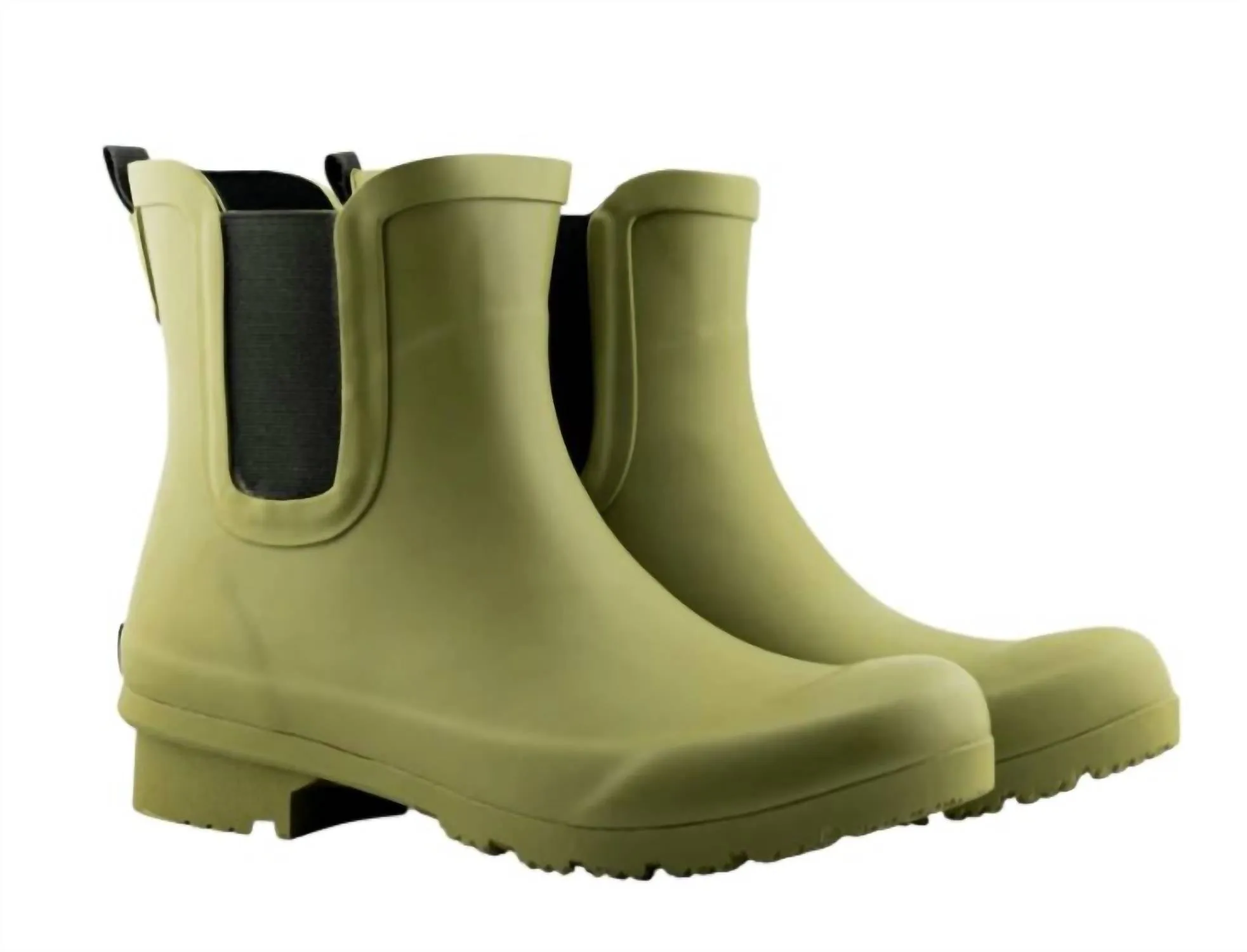 Women's Chelsea Rain Boots In Olive
