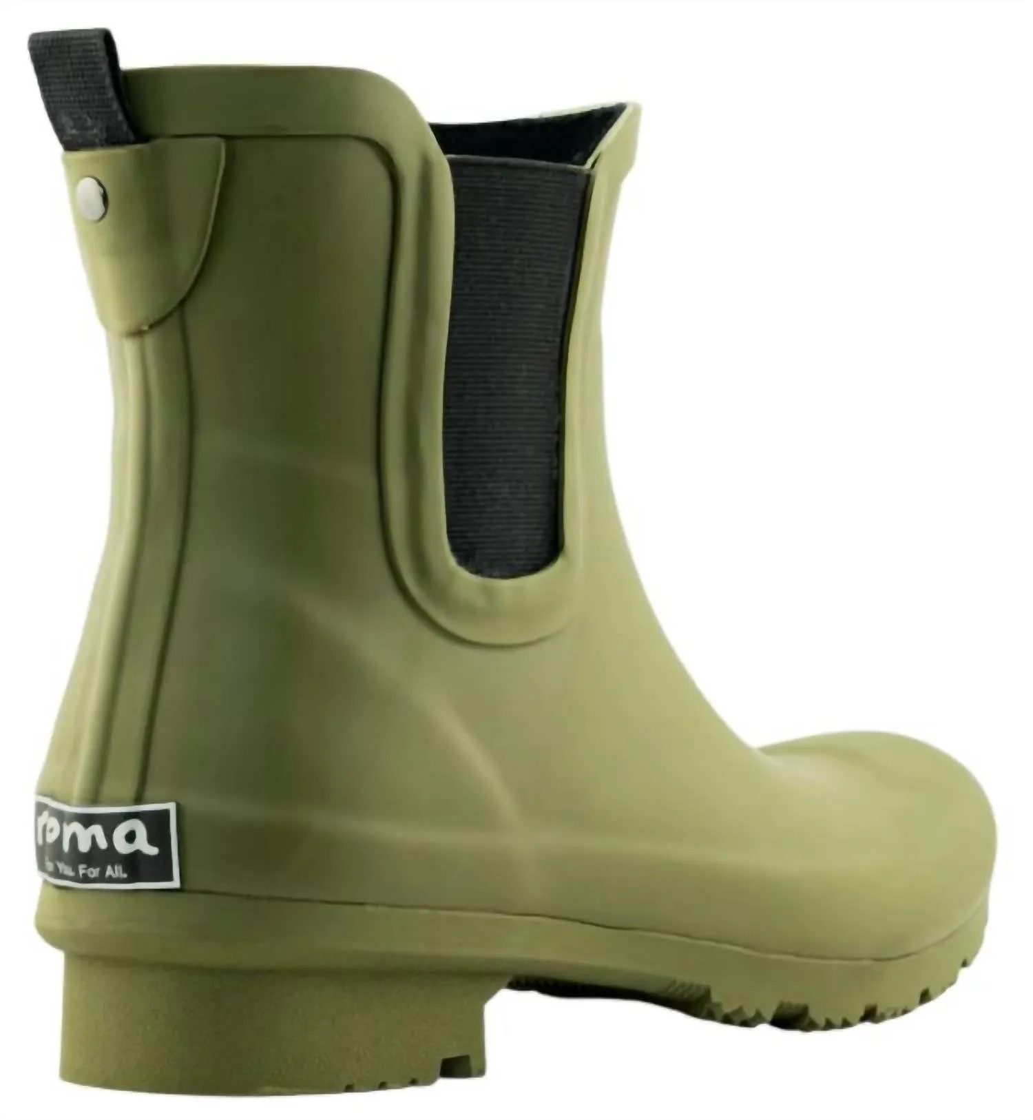 Women's Chelsea Rain Boots In Olive
