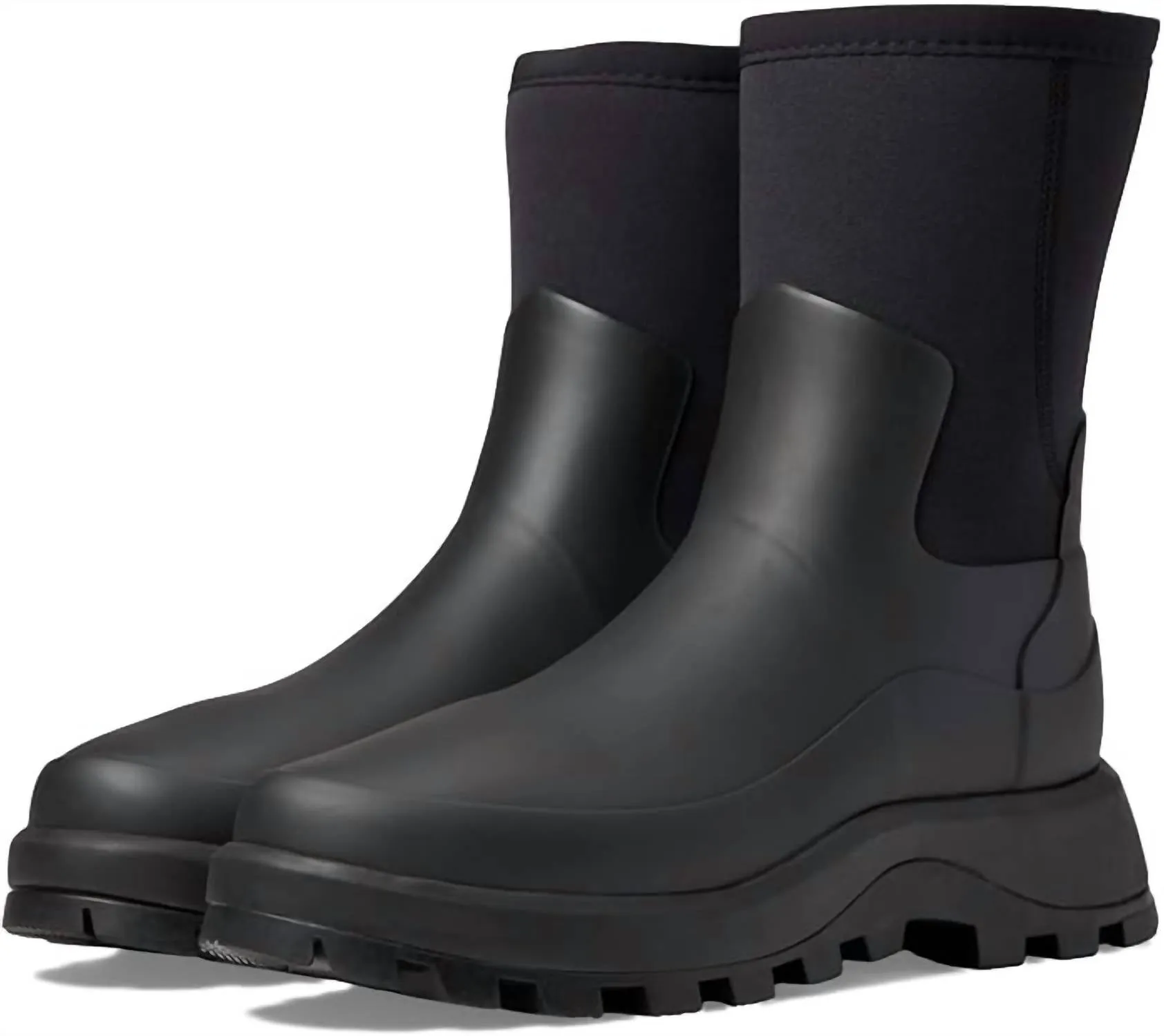 Women's City Explorer Short Rain Boot In Black