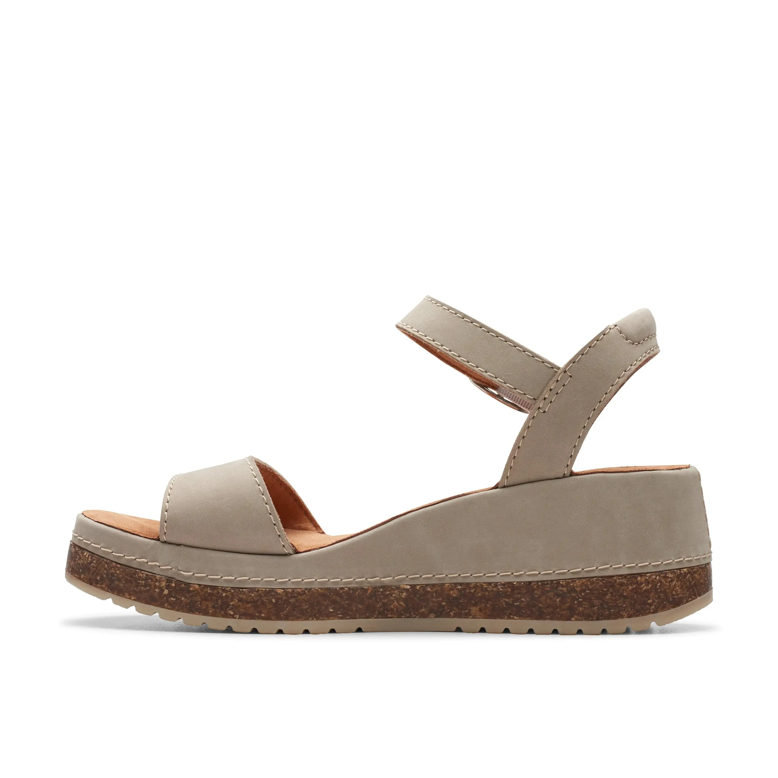 Women's Clarks Kassanda Lily  Strappy Wedge Sandals for Style & Comfort