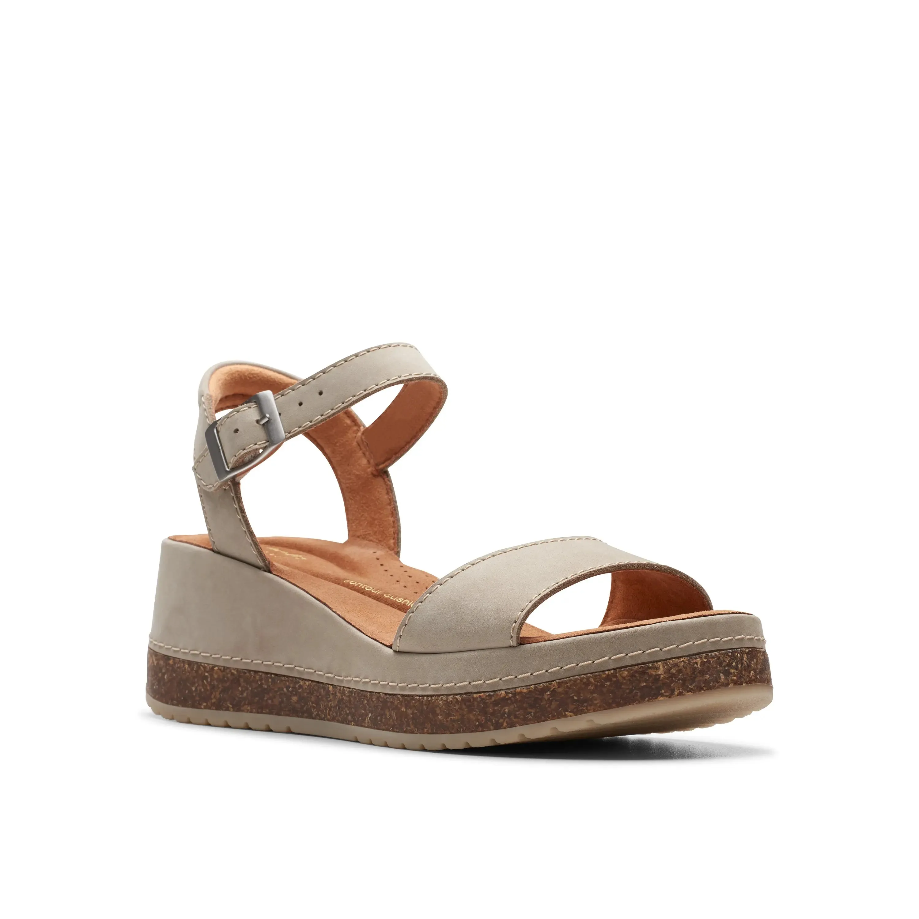 Women's Clarks Kassanda Lily  Strappy Wedge Sandals for Style & Comfort