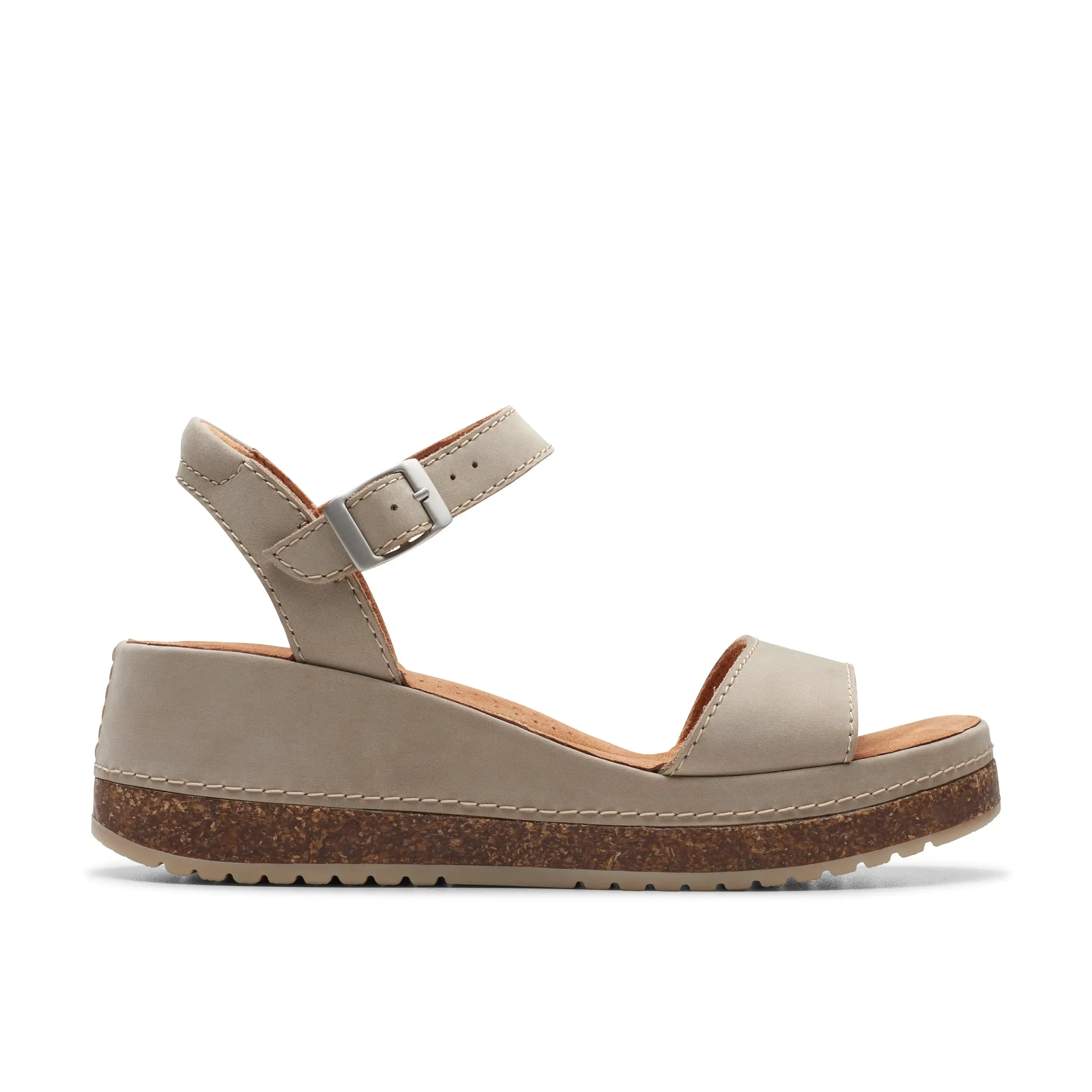 Women's Clarks Kassanda Lily  Strappy Wedge Sandals for Style & Comfort