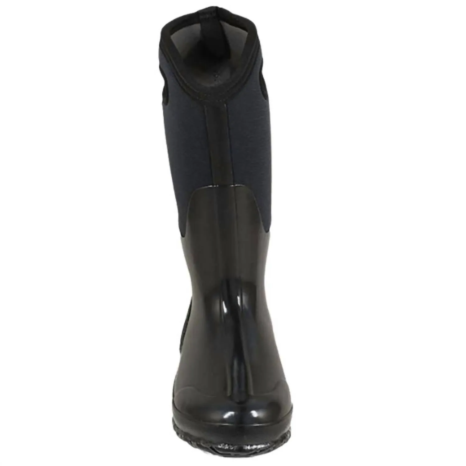 Women's Classic High Boots In Black Shine