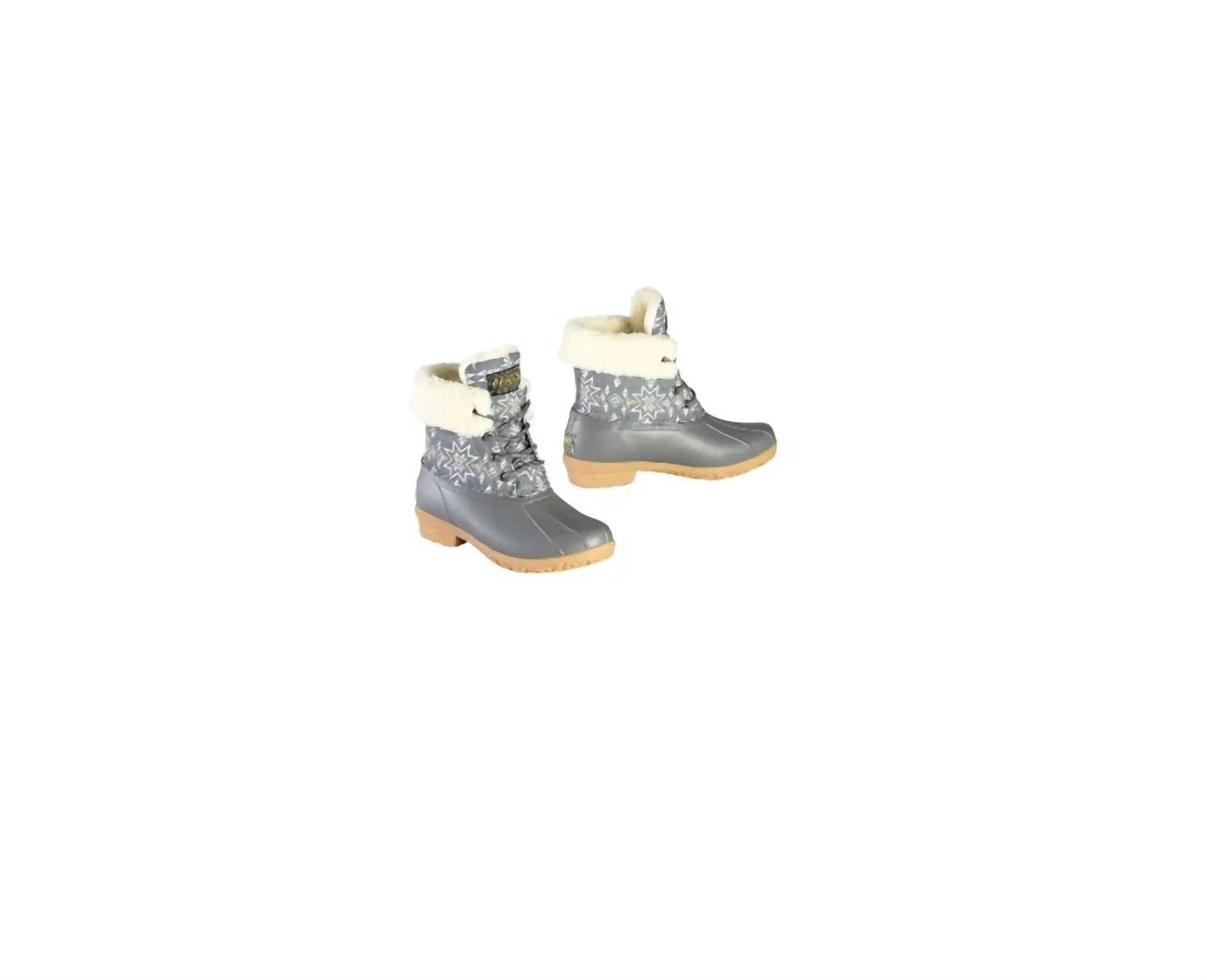 WomenS Classic Plains Star Duck Winter Boots In Gray