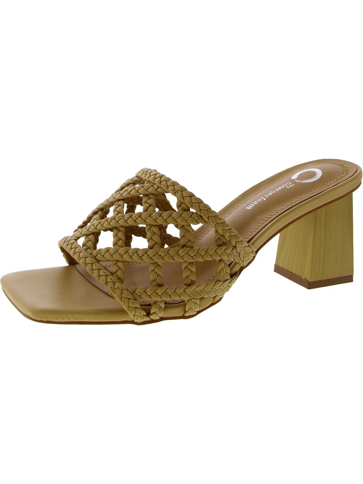 Womens Comfort Insole Manmade Block Heel