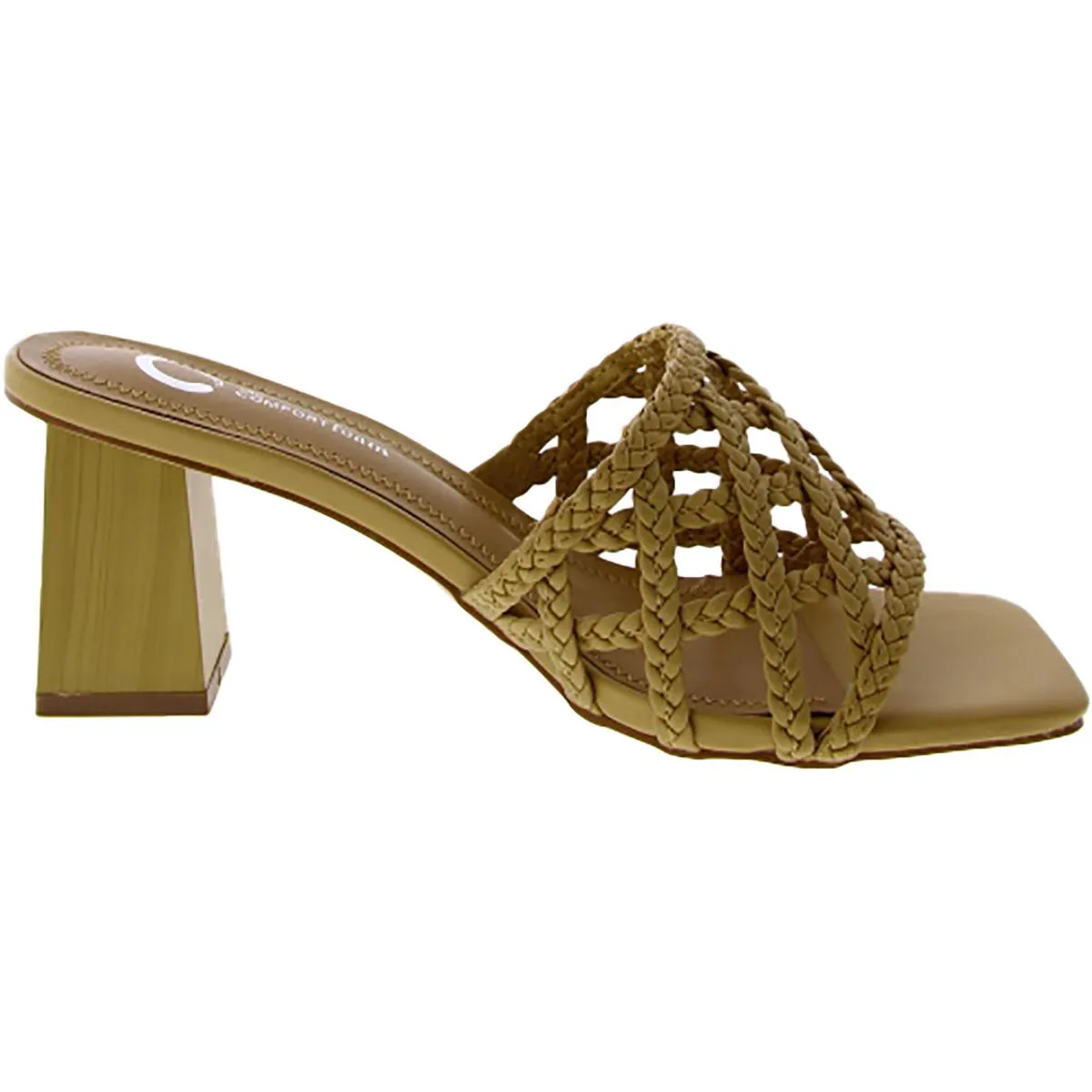 Womens Comfort Insole Manmade Block Heel