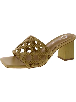 Womens Comfort Insole Manmade Block Heel