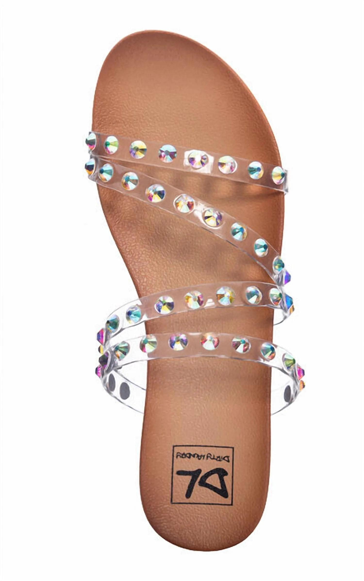 Women's Coral Flat Sandal In Iridescent