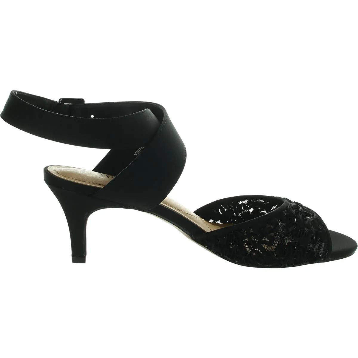 Womens Criss-Cross Soutache Heels