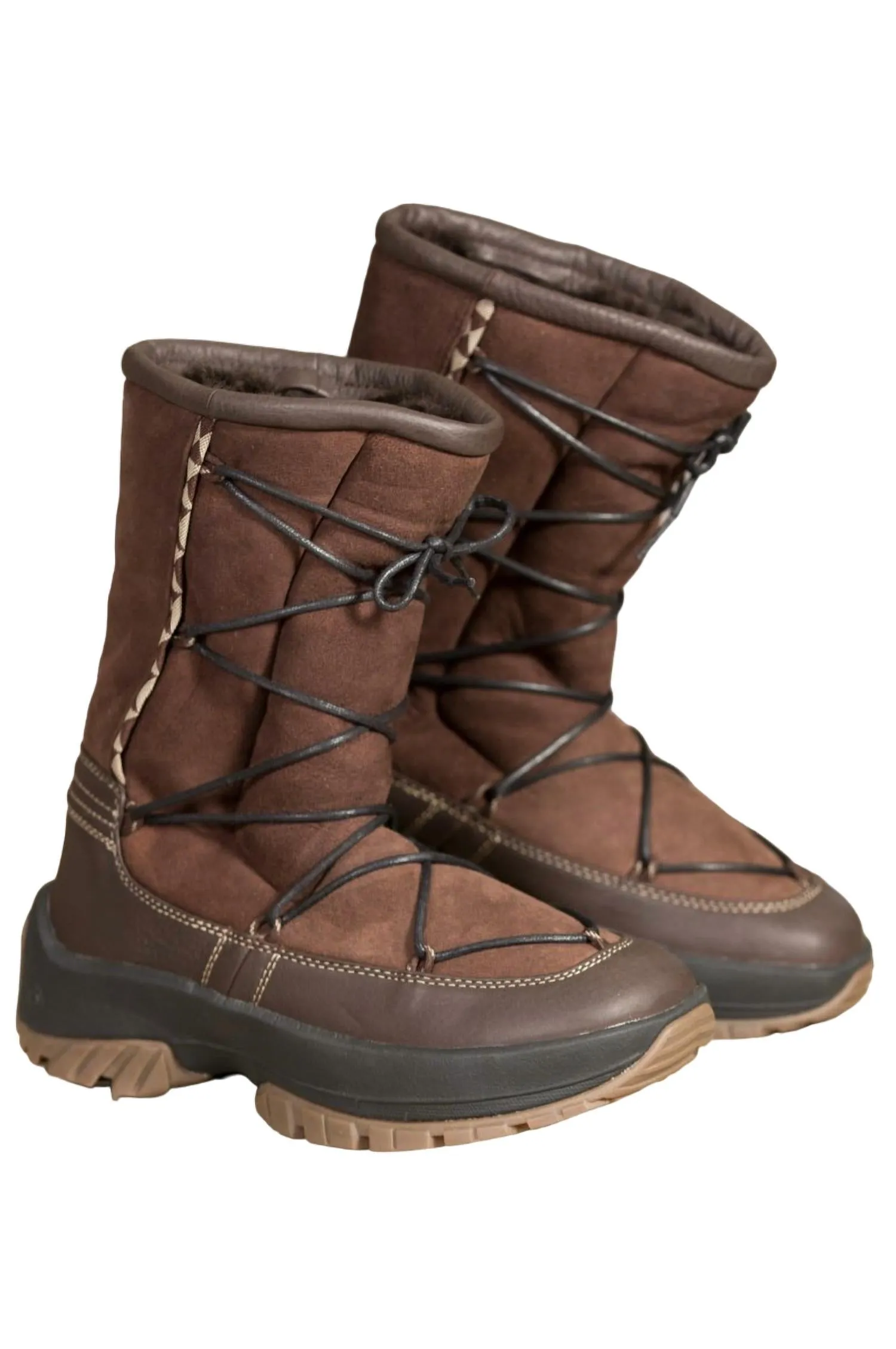 Women's Crow Shearling Boots In Java