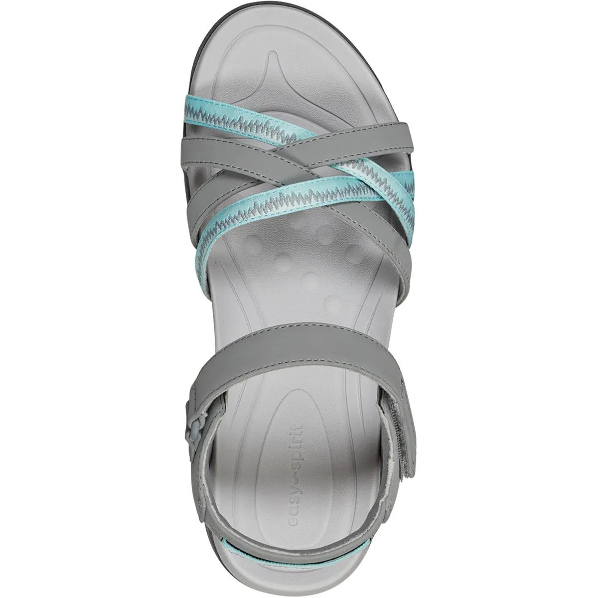 Womens Cushioned Footbed Faux Leather Strappy Sandals