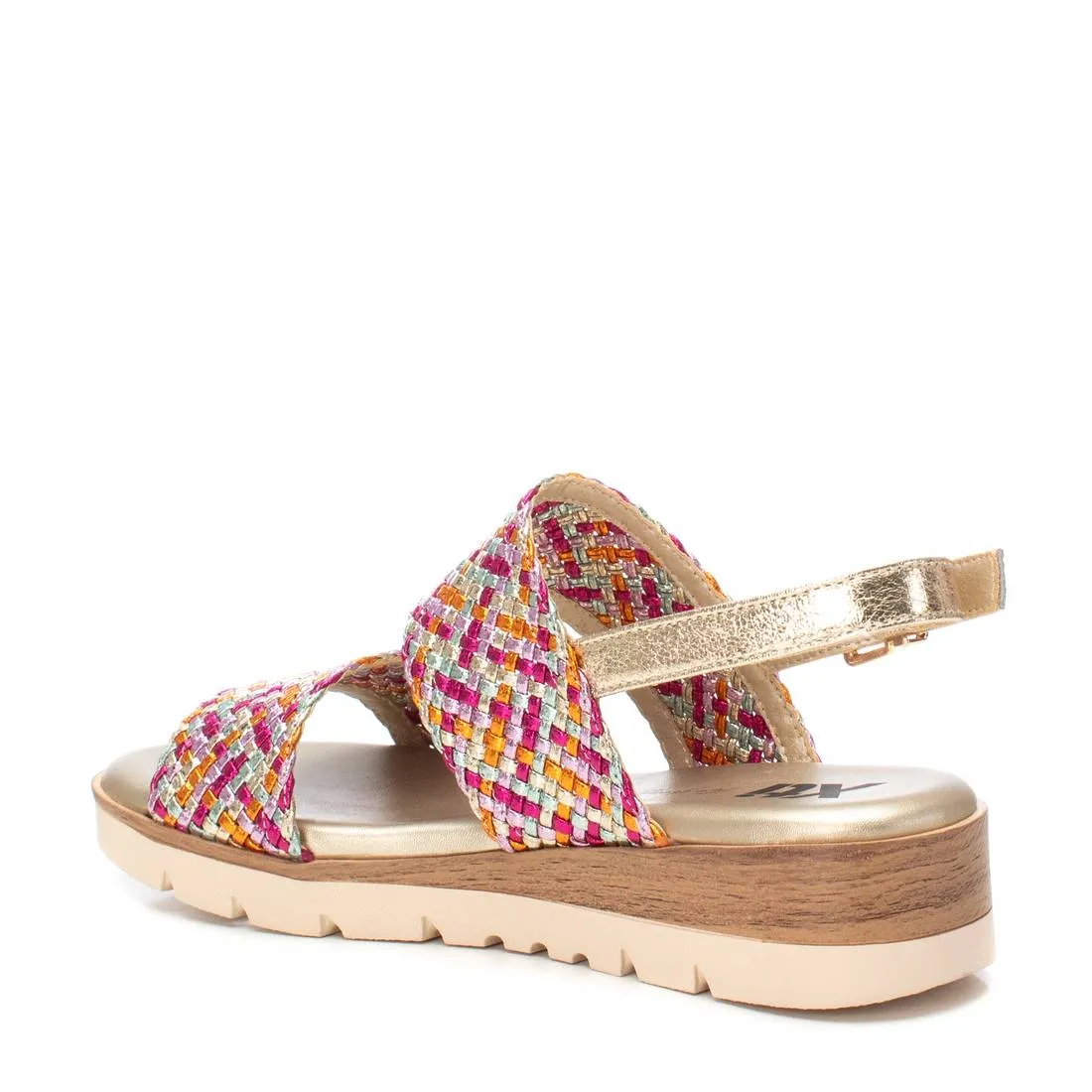 Women's Double Strap Flat Sandals By XTI