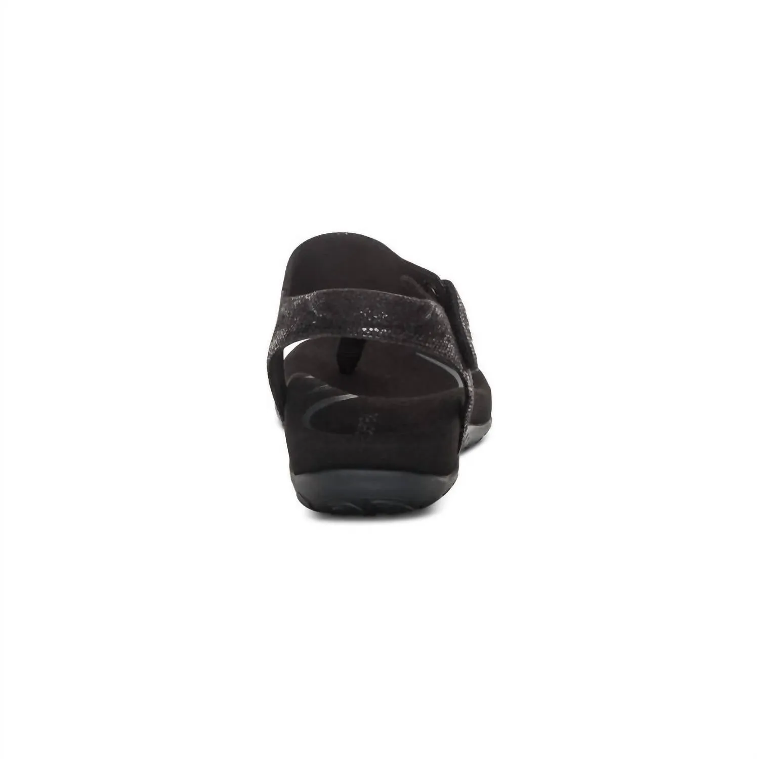 Women's Ellie Toe Post Walking Sandal In Black