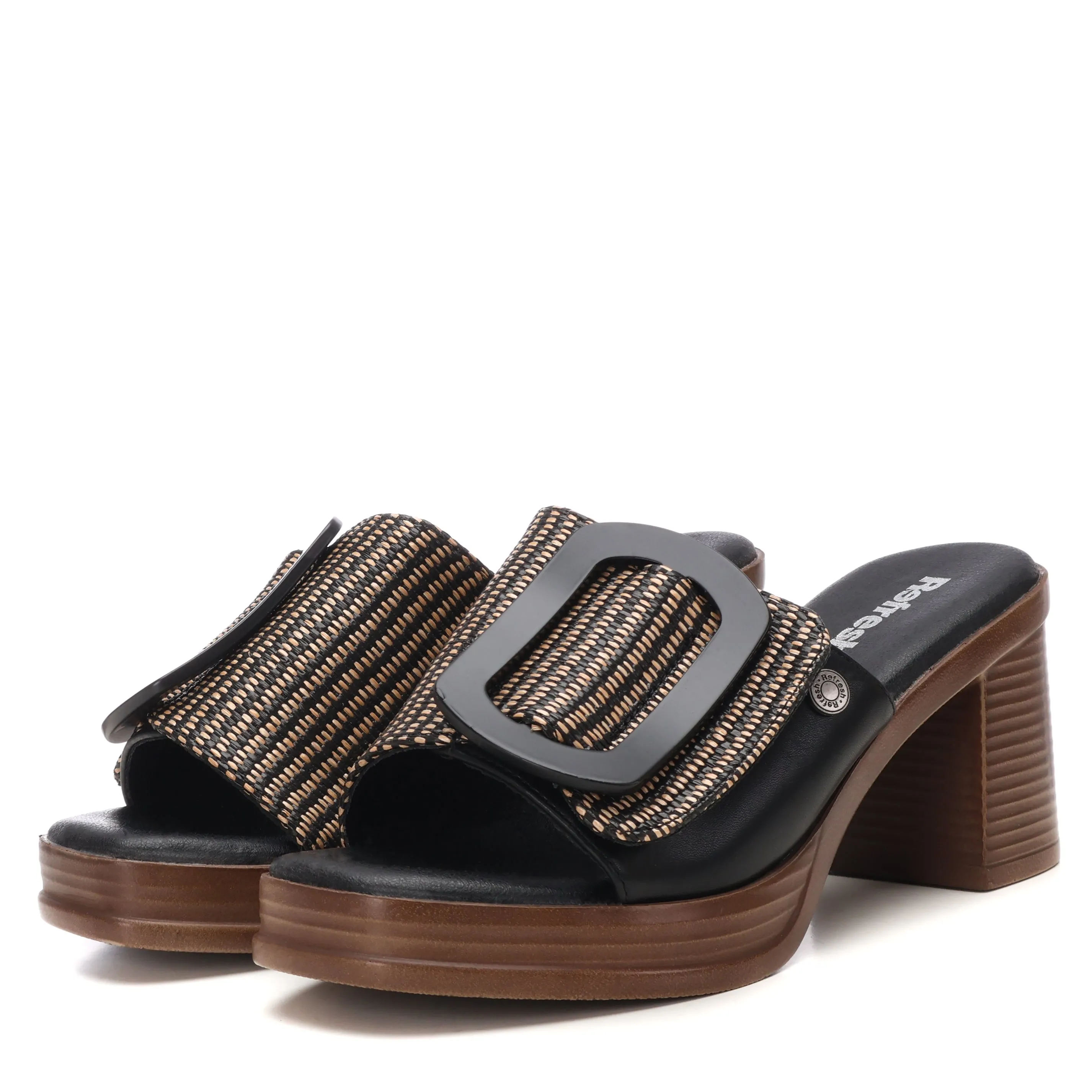 Women's Fashion Heeled Sandals Refresh By Xti