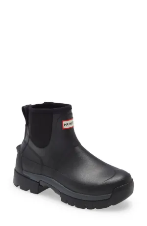Women's Field Balmoral Hybrid Chelsea Rain Boot In Black