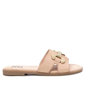 Women's Flat Sandals In Beige