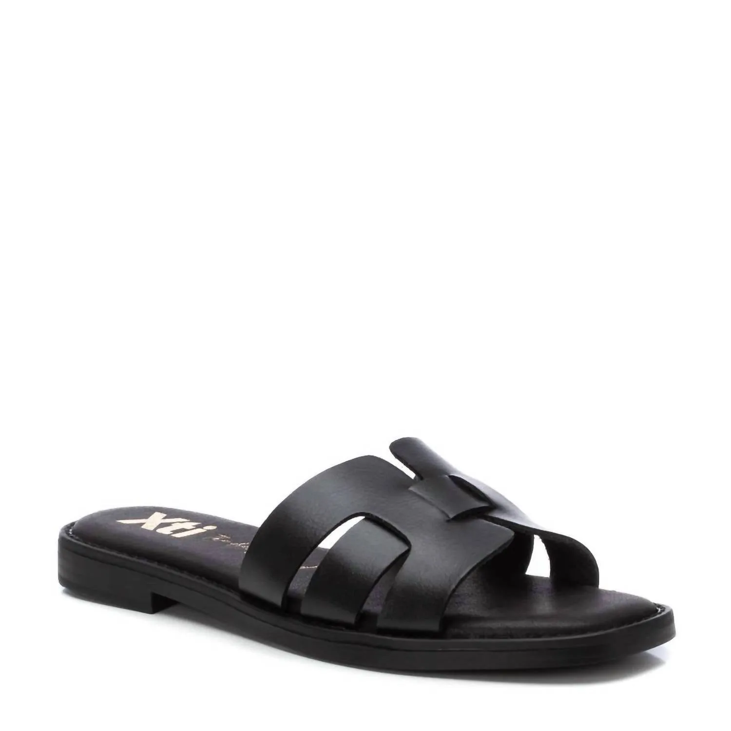 Women's Flat Sandals In Black