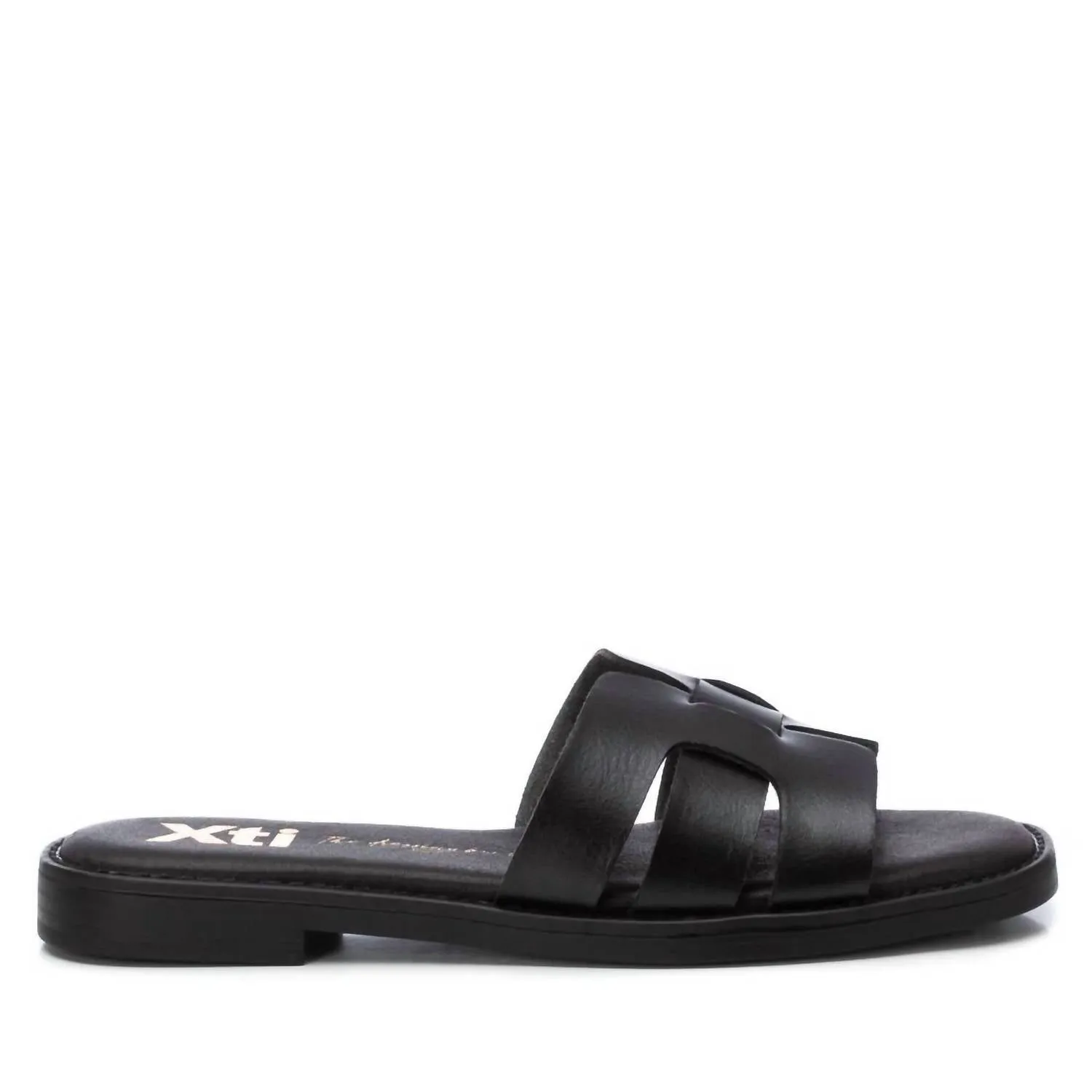 Women's Flat Sandals In Black