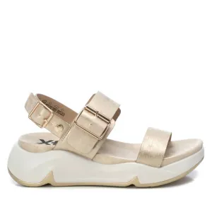 Women's Flat Sandals In Gold