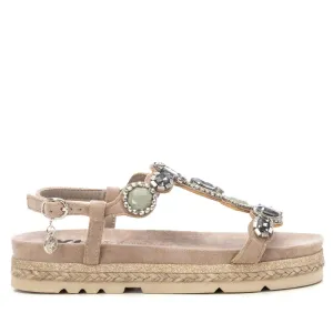 Women's Flat Suede Sandals By XTI