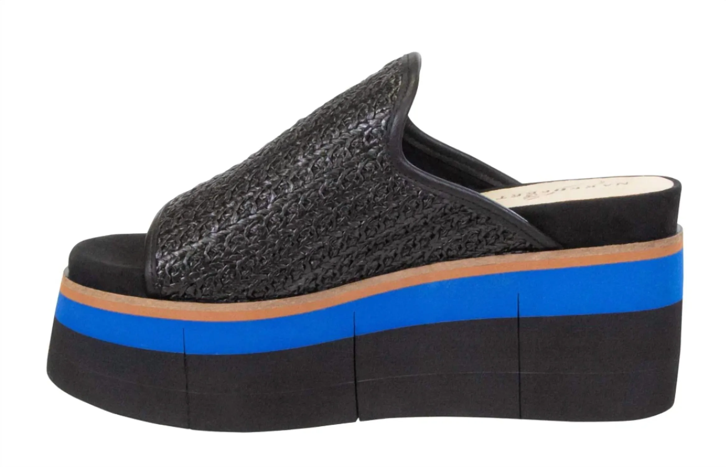 Women's Flocci Platform Sandal In Jet Black
