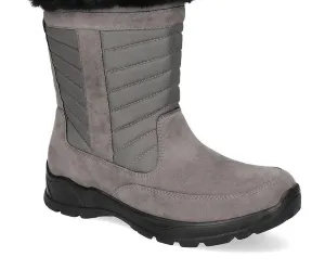 Women's Frazer Waterproof Winter Boots In Grey Suede
