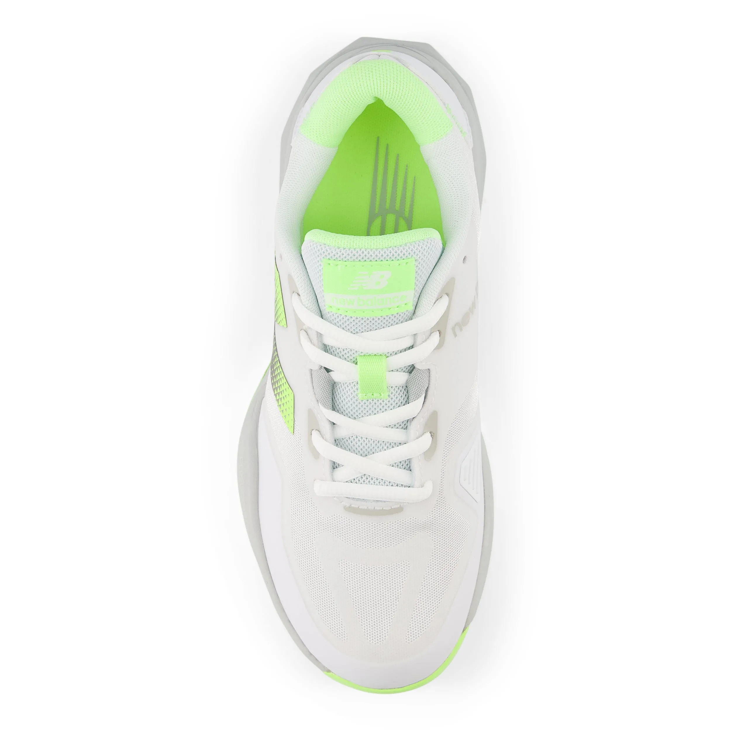 Womens FuelCell 796 v4 Pickleball (W - White/Bleached Lime Glo/Brighton Grey)