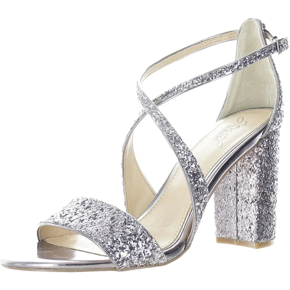 Womens Glitter Man Made Heels