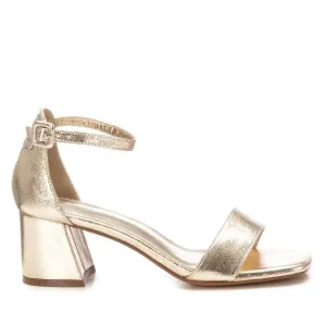 Women's Heeled Sandals In Gold
