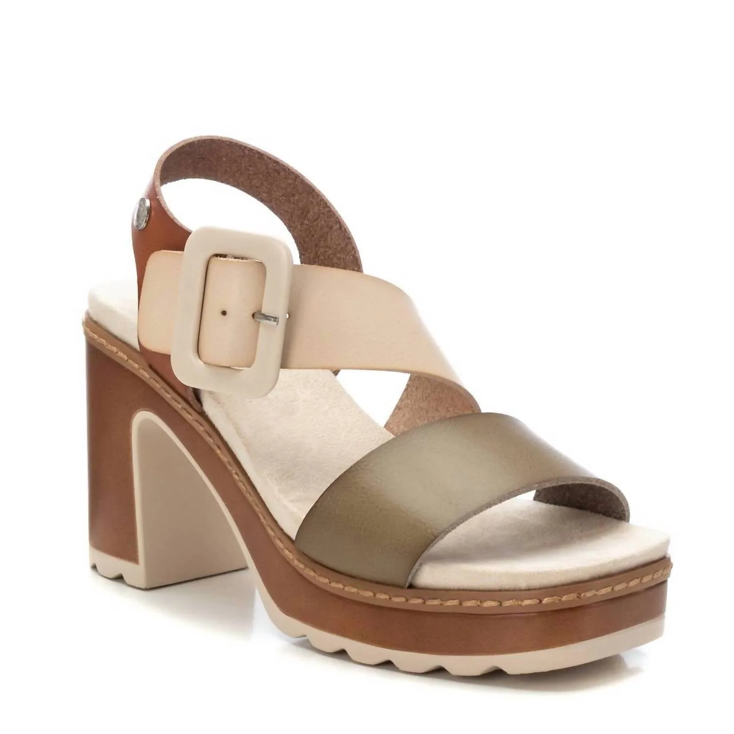 Women's High Heeled Sandals In Ice