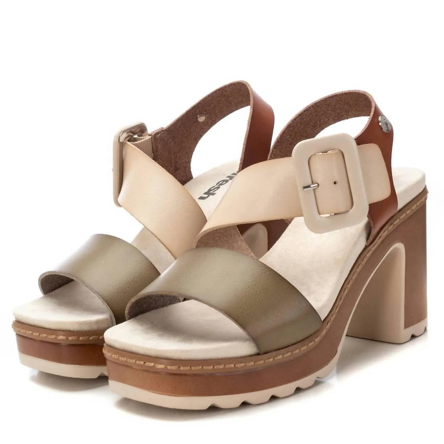 Women's High Heeled Sandals In Ice