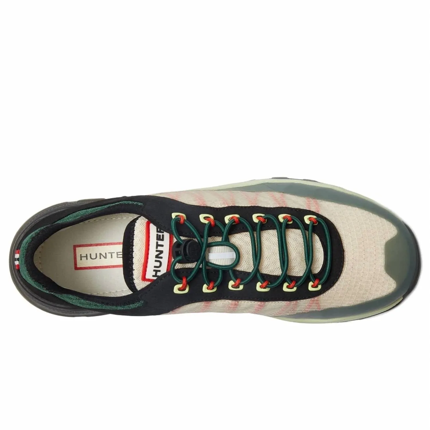 Women's Hunter Travel Trainer Sneakers In Shaded White/thicket Green/black