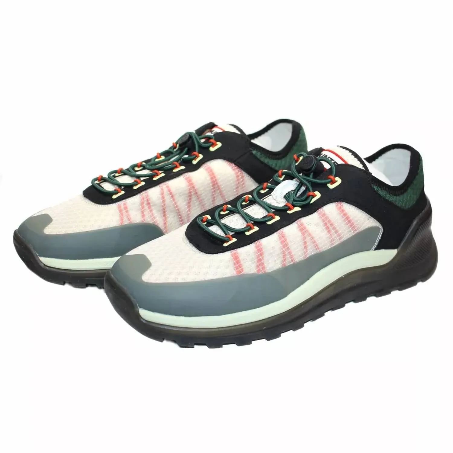 Women's Hunter Travel Trainer Sneakers In Shaded White/thicket Green/black