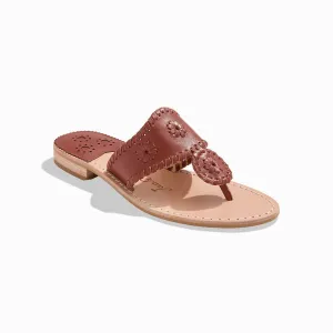 Women's Jacks Flat Sandal In Luggage