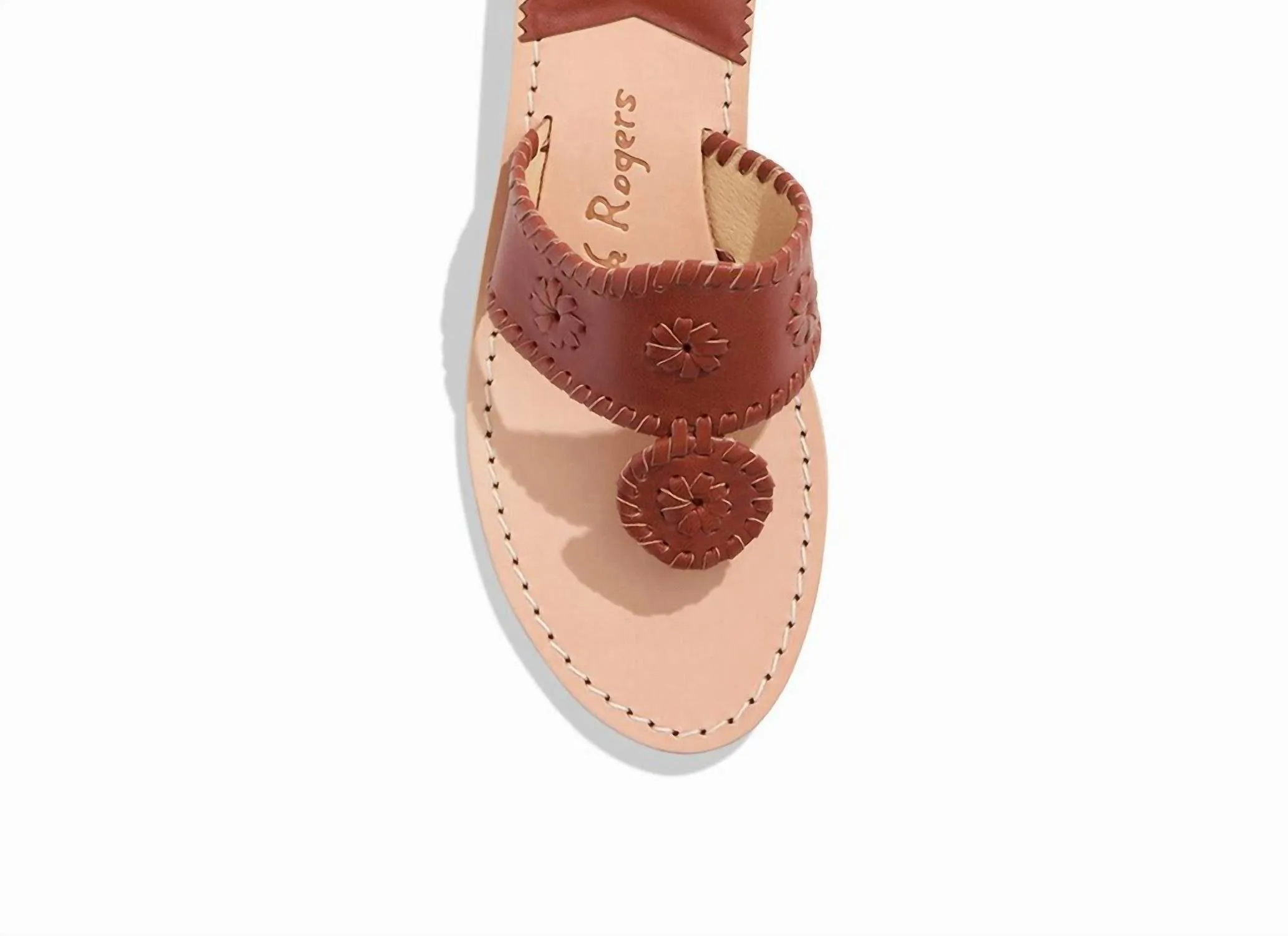 Women's Jacks Flat Sandal In Luggage