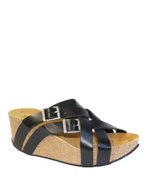 Women's Joan Wedge Sandal In Black