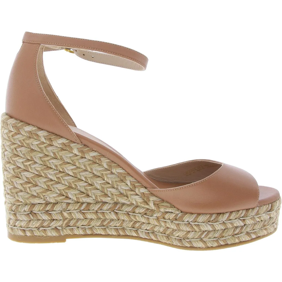 Womens Leather Ankle Strap Platform Sandals