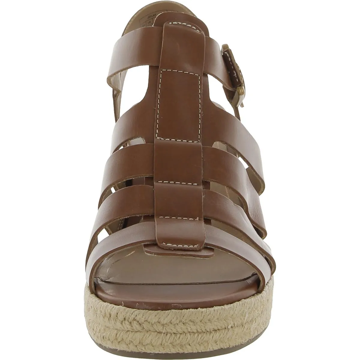 Womens Leather Gladiator Espadrilles